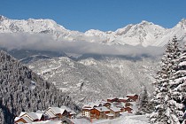 Les Chalets du Thabor - uitzicht op de bergen